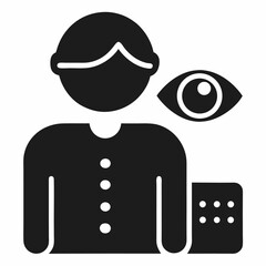 vector illustration of a cartoon policeman