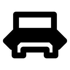 furniture solid icon set