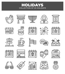 Collection of 25 Holidays. Festive Traditions. Cultural Celebrations. and Seasonal Events