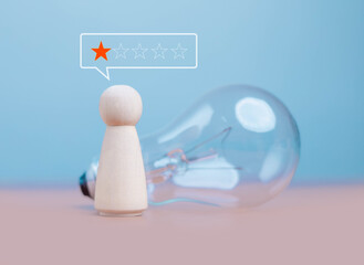 Service reviews with customers, not satisfied with the service, both business concepts, marketing,...