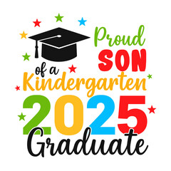 Kindergarten Graduate Proud Brother Celebrating Achievement with Smile at Ceremony