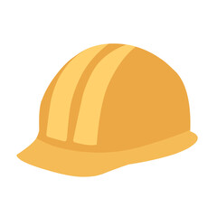 Construction helmet illustration