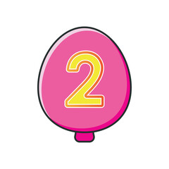 Naklejka premium Birthday Sticker