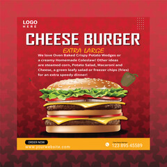 Cheese Burger Flyer