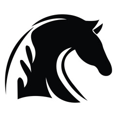 Horse Logo Template Vector illustration design