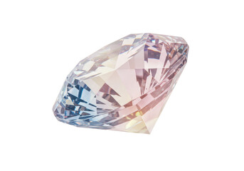 Isolated Sparkling Diamond Gemstone Luxury Jewelry