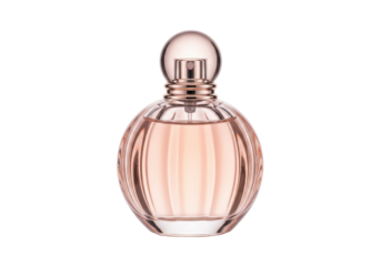 Isolated Elegant Perfume Bottle Fragrance Cosmetic