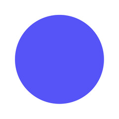 simple solid circle icon