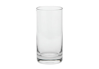Isolated Empty Clear Drinking Glass Tumbler