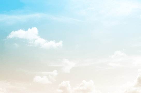 Sky pastel background beige blue gradient sunset sunrise summer abstract sky evening soft effect pattern texture design nature spring light beauty template