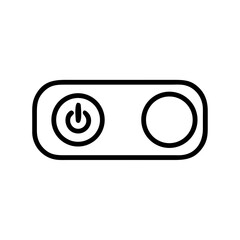 Fototapeta premium toggle button switch icon