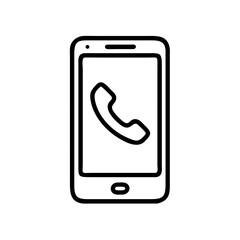 telephone call mobile phone icon
