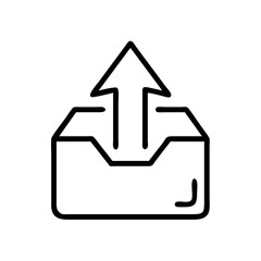 upward pointing navigation arrow icon