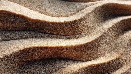 Textured sand dunes