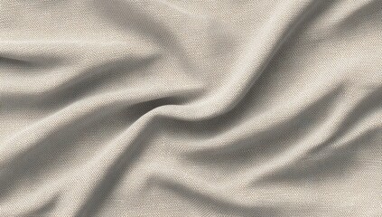 Light beige fabric draped in soft folds