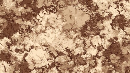 Abstract marbled design in muted browns and beiges