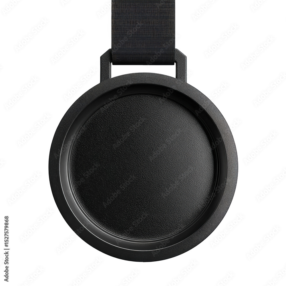 Aufkleber black matte medallion blank template award design element isolated on perfect for mockups and brandi