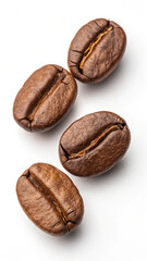 Obraz premium coffee beans on white background