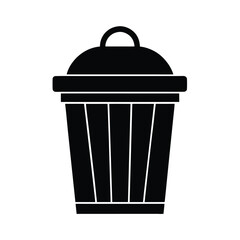 vector trash can icon