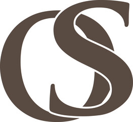 Alphabet letters Initials Monogram logo OS, and 