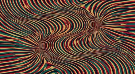 Dynamic abstract composition with flowing lines and captivating visual rhythm