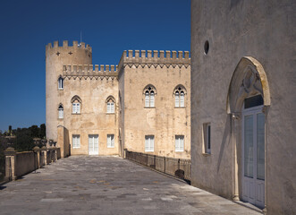 Donnafugata Castle's Gothic Architecture in Ragusa, Sicily, Italy