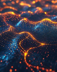 Digital visualization of neural-style data paths forming intelligent infrastructure for global connectivity AI-Driven Network Infrastructure and Cloud Control Real-Time Adaptive Connectivity and 