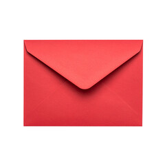 Red open envelope with a blank card, ready for your message