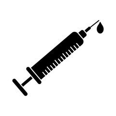 Syringe Icon Glyph