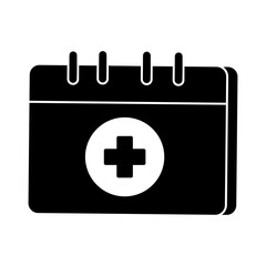 Medical Schedule Icon Glyph