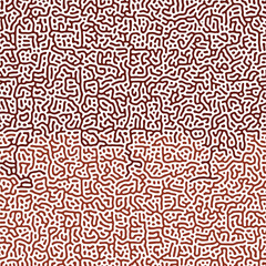 Fototapeta premium ABSTRACT BACKGROUND LINES TURING PATTERN ROUGH DESIGN REACTION DIFFUSION BROWN COLORFUL VECTOR GOOD FOR WALLPAPER, COVER,POSTER 