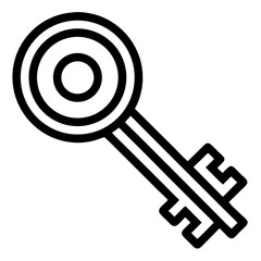 key line art icon