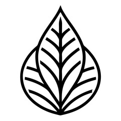 vector leaf icon