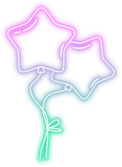 Neon Gradient Ballons