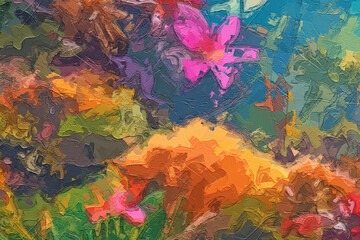 Various oil paintings, flowers, swans, tulips, forests, moon landscapes, mountains, rivers, butterflies, birds, roses, red peonies, flowers