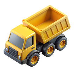 3D Isometric Cargo Delivery Truck Icon - Shipping and Logistics