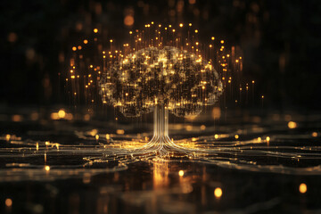 Tree of Knowledge: Digital Growth and Intelligence. Generated AI