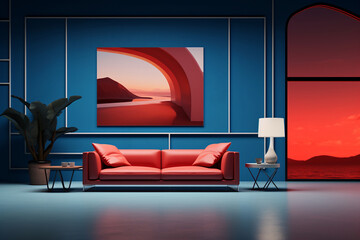 Contemporary Elegance, Exploring Modern Aesthetic Through Art. Generative AI
