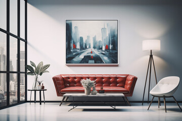 Contemporary Elegance, Exploring Modern Aesthetic Through Art. Generative AI