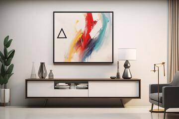 Contemporary Elegance, Exploring Modern Aesthetic Through Art. Generative AI