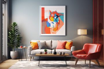 Contemporary Elegance, Exploring Modern Aesthetic Through Art. Generative AI