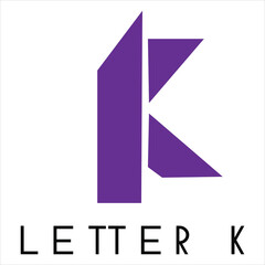 Letter k Logo Design Vector