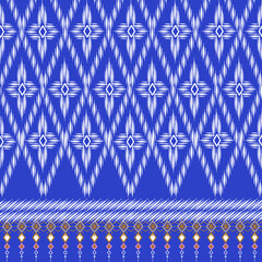 blue and white pattern
