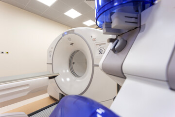 CT Scan Machine in a modern hospital premises