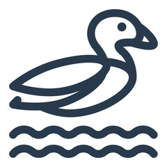 Loonie Coin with Bird in Center Circle