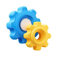 Two Interlocking Gears
