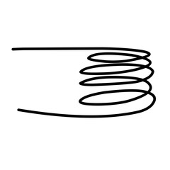  spiral springs vector