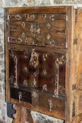 vintage wooden chest