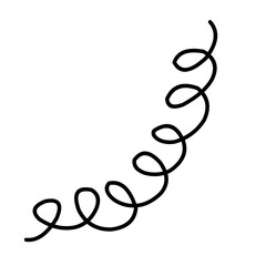  spiral springs vector