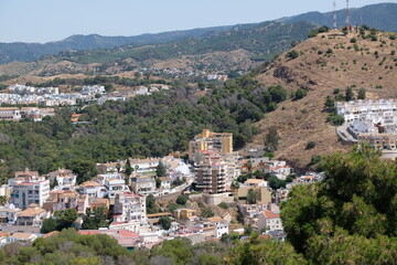Fototapeta premium view of the city of Malaga spain europe
